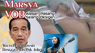 Alasan Marsya VOB Pingsan Youtuber Malaysia Ikut Bangga Pada Jokowi [upl. by Tronna]