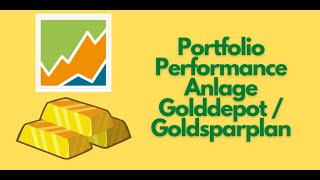 Portfolio Performance  Anlage physisches Golddepot  historische Goldkurse  Goldsparplan  2021 [upl. by Barren]