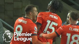 Teden Mengi gives Luton Town shock 10 lead over Crystal Palace  Premier League  NBC Sports [upl. by Adanar484]