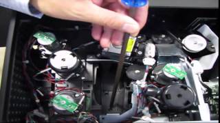 FARGO HDP5000 How to replace the print head [upl. by Sidon572]