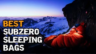 Best Subzero Sleeping Bags for Extreme Cold Weather [upl. by Jermain388]