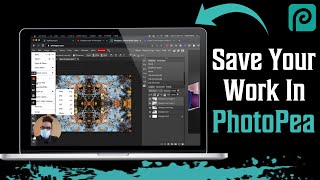 How To Save Your Work In PhotoPea [upl. by Sedruol339]