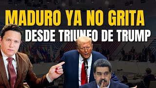 EL REPENTINO CAMBIO DE MADURO DESPUÉS DEL TRIUNFO DE TRUMP ANÁLISIS [upl. by Anaigroeg]