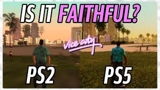 Vice City Definitive Edition “classic lighting”  Is it faithful to the PS2 [upl. by Alverta939]