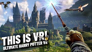 The ULTIMATE Harry Potter VR Experience  Hogwarts Legacy VR UEVR [upl. by Lesig]