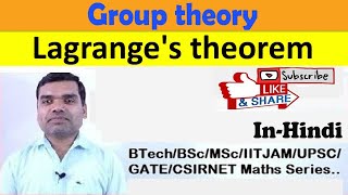 Group theory  Lagranges theorem in hindi [upl. by Karine]