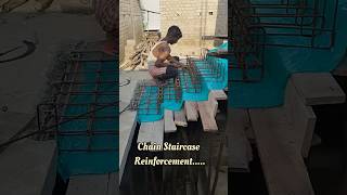 Chain staircase reinforcement staircase construction [upl. by Anabahs973]