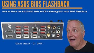 How To Flash the BIOS on an ASUS ROG Strix X670EE Gaming WiFi Motherboard using BIOS FlashBack [upl. by Carlick]