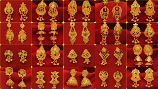 unique design earrings collection video daily use ka Liye [upl. by Ormsby]