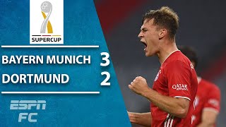 Bayern Munich beat Borussia Dortmund to win the German DFLSuper Cup  ESPN FC Highlights [upl. by Ma136]