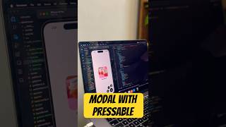 Modal With Pressable in React Native 2024 mobileapps icodingsaga reactnative shortsfeeds coding [upl. by Nalek]