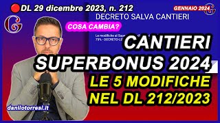 Le MODIFICHE 2024 al Superbonus alla cessione del credito e alle barriere architettoniche 75 [upl. by Chicky]