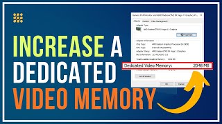 How To Increase Dedicated Video Memory In Windows 10  Increase VRAM On Windows 10 [upl. by Harwill]