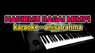 anisa rahma  hadirmu bagai mimpi karaoke [upl. by Essilec224]