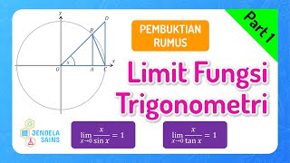 Limit Fungsi Trigonometri Matematika Kelas 12 • Part 1 Konsep dan Penurunan  Pembuktian Rumus [upl. by Pacien]