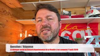 QR le dialogue social au CD85 cest comment [upl. by Hartmann]