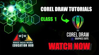 Corel DRAW Basics for Beginners  Corel DRAW Tutorial Class 1 [upl. by Kane146]