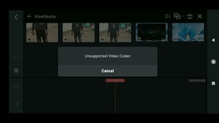 Unsupported codec in kinemaster problem fix [upl. by Aikat]