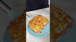 Air fryer ham amp cheese toastie food cheese ham sandwich [upl. by Alliuqat314]