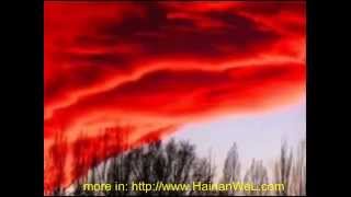 Blood cloud over Issyk Kul lake in Kyrgyzstan Кровавое облако над озером ИссыкКуль [upl. by Walburga60]