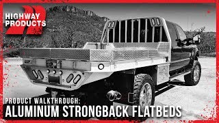 Highway Products  Aluminum Strongback Flatbeds [upl. by Erikson]