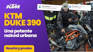 🏍️Lo que no conocías de la KTM Duke 390😮¿Tiene la potencia que buscas [upl. by Ninnahc]