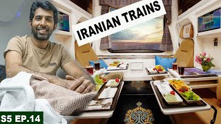 WORLDS BEST TRAIN JOURNEY IN IRAN  S05 EP14  PAKISTAN TO SAUDI ARABIA MOTORCYCLE [upl. by Dredi]