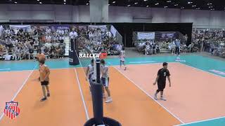 2019 AAU Junior National Volleyball Championships 15 Boys Final [upl. by Nogras615]