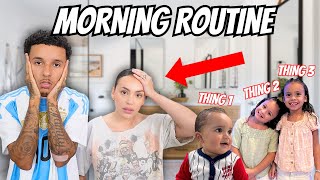 OUR FAMILY MORNING ROUTINE WITH 3 KIDS [upl. by Inacana]