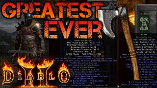 Diablo 2 Resurrected  DEATH and BEAST on GODLY BARB [upl. by Ramalahs]