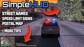 NEW Simple Hud for GTA 5 LSPDFR is Awesome [upl. by Ynaffat312]