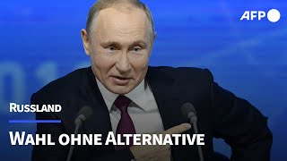 Russland Eine Wahl ohne Alternative  AFP [upl. by Kunz]