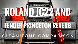 Roland JC22 and Fender Princeton Reverb 64 Custom does 5 time the price means 5 time the tone [upl. by Atterys]