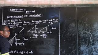 2019 MATHS PAPER 2  SIMILARITIES AND CONGRUENCY  G9  ECZ [upl. by Dolorita508]