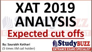 XAT 2019 analysis  Expected cutoff  Individual college cutoff through XAT [upl. by Yla188]