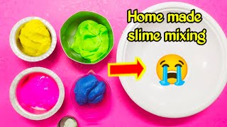 Home made slime mixingஎன்ன இப்படி ஆகிடுச்சு 😣craft tamil [upl. by Diantha]