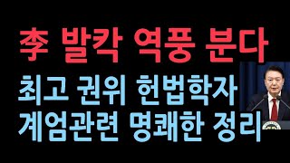 민주당 헌재 가면 난리난다이인호 중앙대법학전문대학원장 계엄 관련 확실한 법률적 해석 [upl. by Hubbard142]