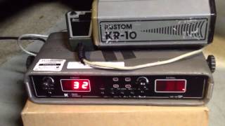 Kustom KR10 SP Radar unit 2 with certification being tested [upl. by Alleahcim577]