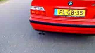 BMW e36 325i OEM  Stock Exhaust Sound [upl. by Coussoule]