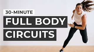 30Minute Full Body CIRCUIT WORKOUT with Dumbbells 🔥 [upl. by Grearson677]