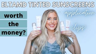 EltaMD Tinted Mineral Facial Sunscreen Review  Elta MD UV Daily UV Clear UV Physical UV Elements [upl. by Antonella]