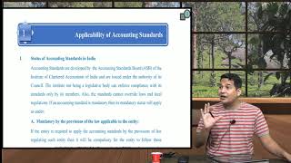 CA Inter Accounts  Basic Concepts of Accounting Standards  By CA Ravi Sonkhiya [upl. by Minette]