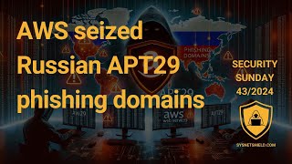 AWS Seizes Phishing Domains of Russian APT29 [upl. by Bohlin841]