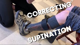 Custom AFO fitting  Supination Foot Correction [upl. by Anthony]