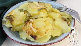 🥔🫑RIQUÍSIMAS patatas A LO POBRE con Mambo🫑🥔  Receta fácil y saludable [upl. by Ainiger]