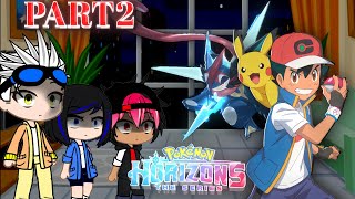 Pokemon horizon react to ash part 2randomly [upl. by Reerg]