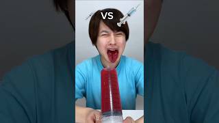 Big Injection vs Small Injection Eating Challange 🤣shortsytshortstrendingshortshumanitychalleng [upl. by Oleic312]