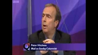 Peter Hitchens  Poetry on Question Time 140612 [upl. by Bendicty358]