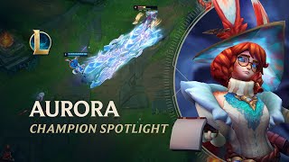 Aurora Champion Spotlight  Gameplay  League of Legends [upl. by Ellerrad]