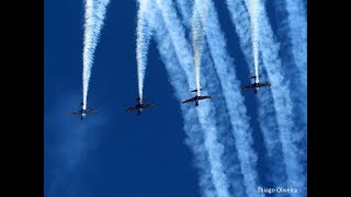 Esquadrilha da Fumaça em Bauru COM FONIA Arraia Aéreo 2017 [upl. by Barnard]